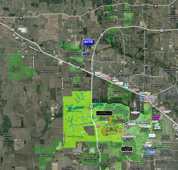 Bauer Rd, Cypress, TX à vendre - Aérien - Image 3 de 3