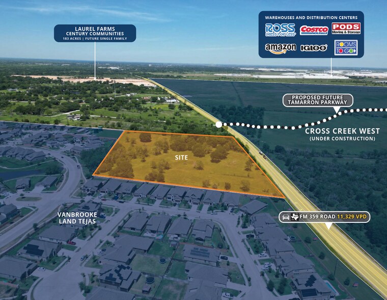 Farm to Market 359, Brookshire, TX à vendre - Photo du bâtiment - Image 2 de 3