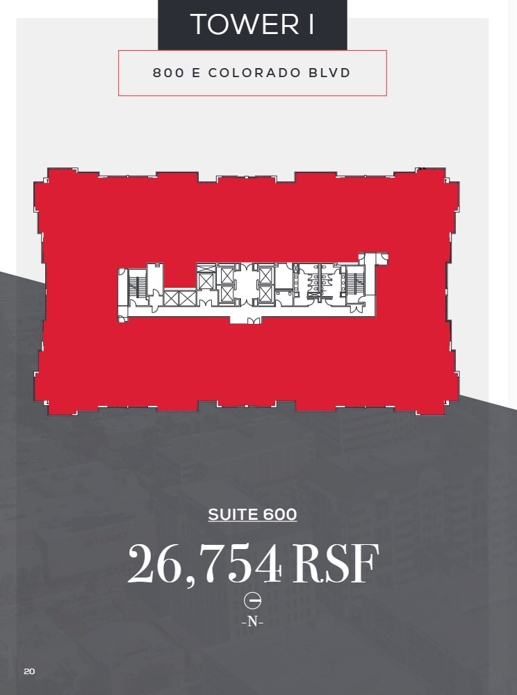 800 E Colorado Blvd, Pasadena, CA for lease Floor Plan- Image 1 of 1