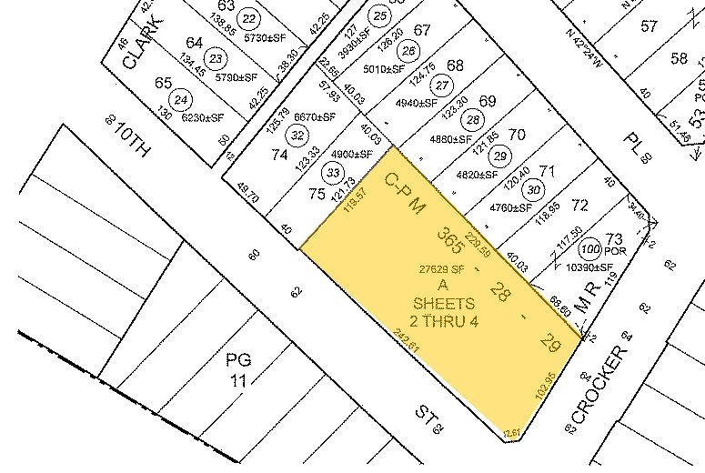 747 E 10th St, Los Angeles, CA for sale - Plat Map - Image 2 of 9