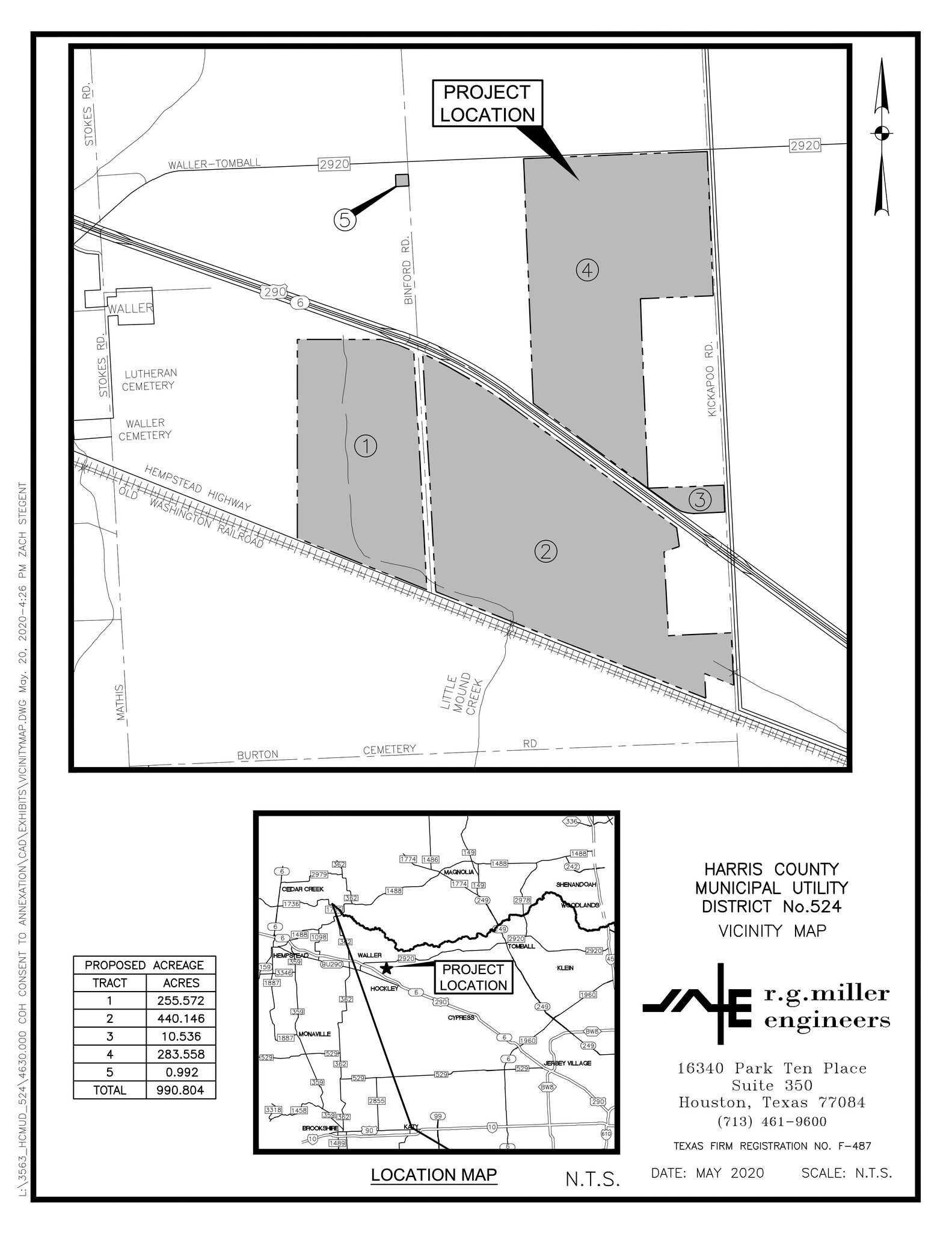US 290, Hockley, TX à vendre Plan de site- Image 1 de 2