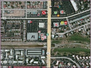 2585 S Nellis Blvd, Las Vegas, NV - Aerial map view
