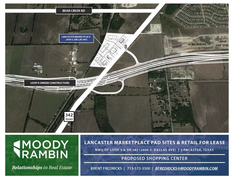 2600 S Dallas Ave, Lancaster, TX à louer - Aérien - Image 1 de 3