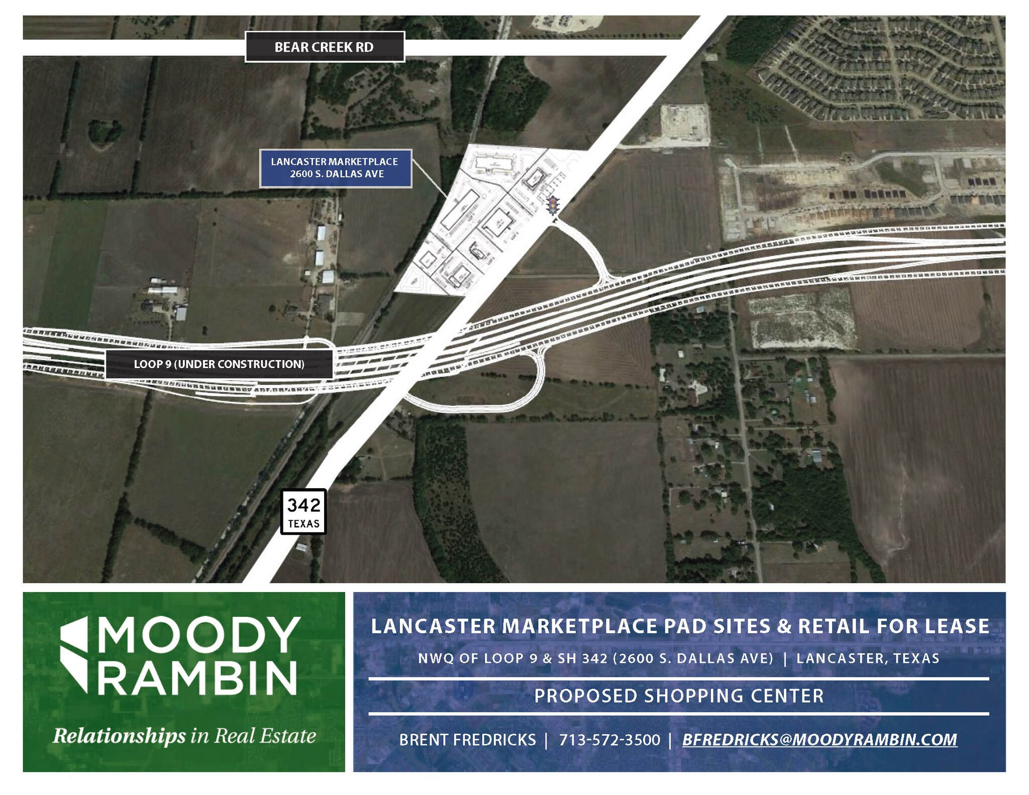 2600 S Dallas Ave, Lancaster, TX à louer Aérien- Image 1 de 4