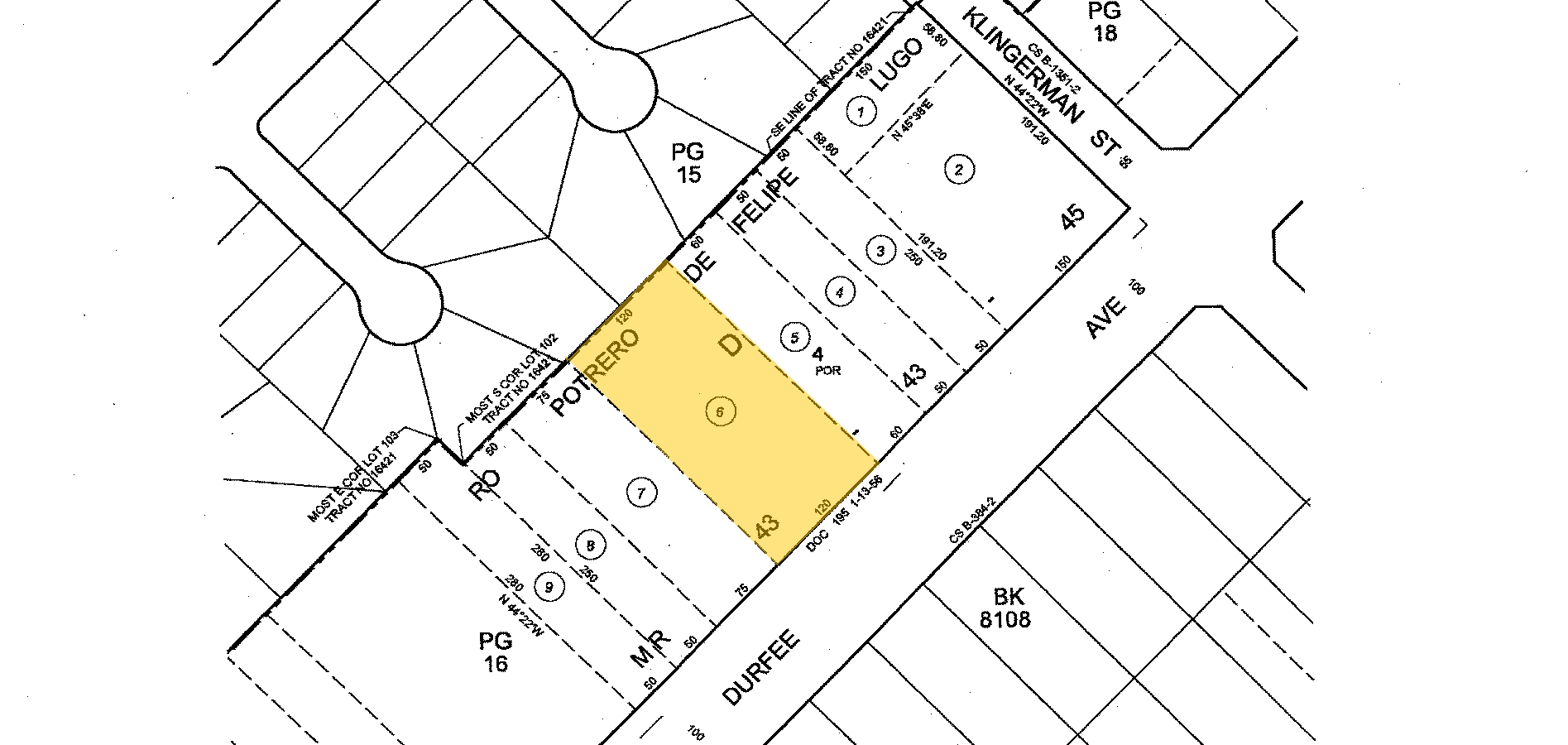 2319-2333 Durfee Ave, El Monte, CA à vendre Plan cadastral- Image 1 de 1