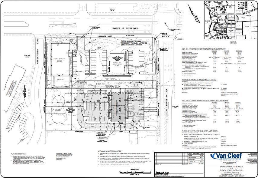 718 Route 206, Hillsborough, NJ à louer - Plan de site - Image 1 de 1