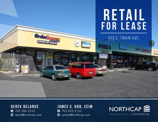Plus de détails pour 525-577 E Twain Ave, Las Vegas, NV - Commerce de détail à louer