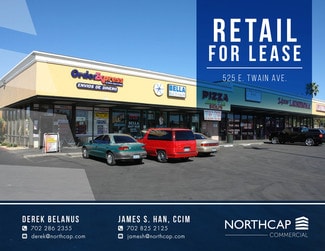 More details for 525-577 E Twain Ave, Las Vegas, NV - Retail for Lease