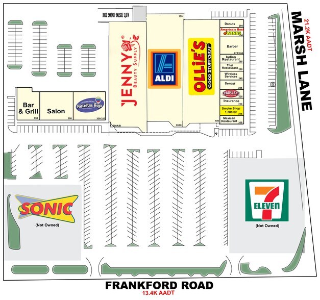 3628-3636 Frankford Rd, Dallas, TX à louer - Photo du bâtiment - Image 2 de 10