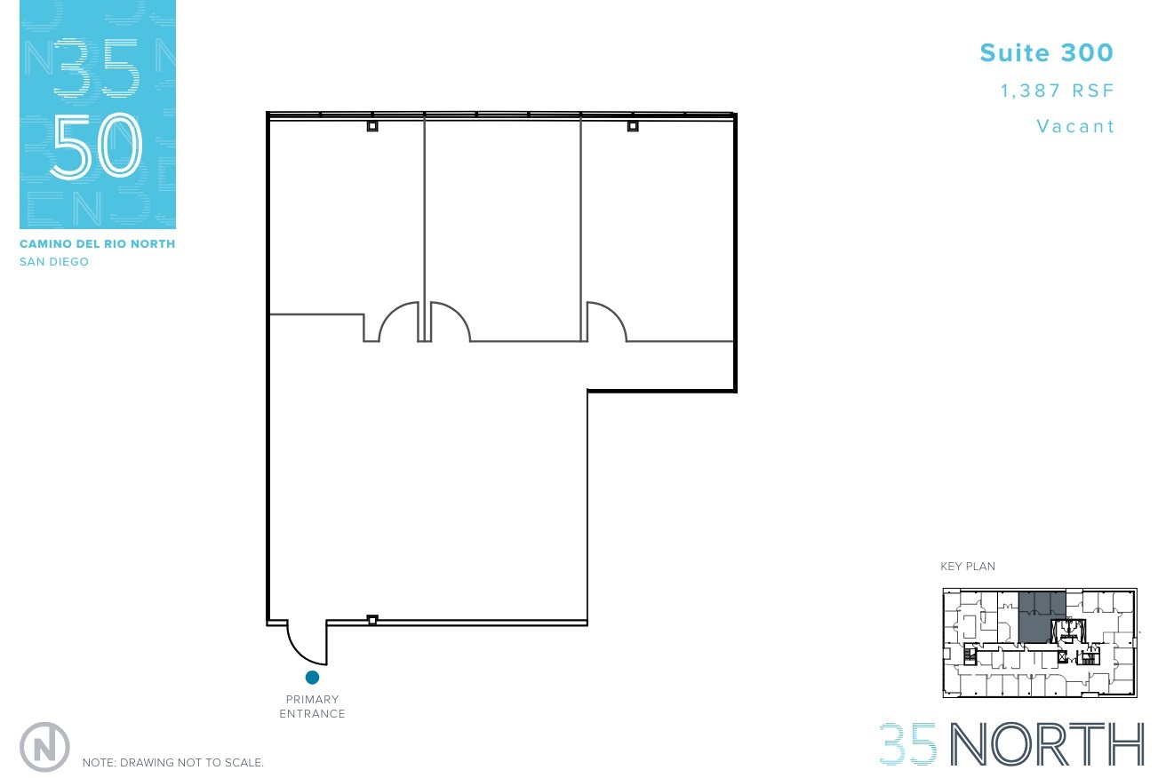 3530 Camino Del Rio N, San Diego, CA for lease Floor Plan- Image 1 of 1