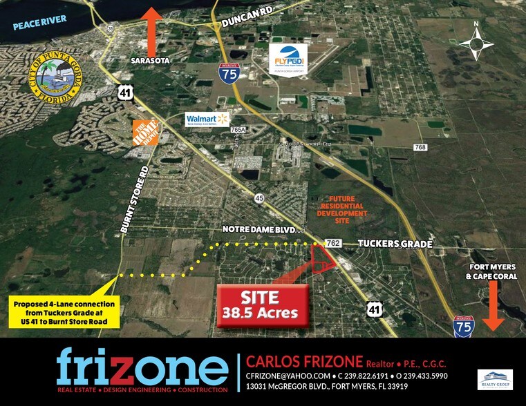 12131 Tamiami Trl, Punta Gorda, FL à vendre - Aérien - Image 2 de 3
