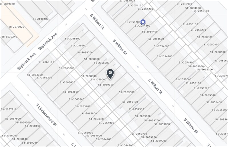 1626 S Wilton St, Philadelphia, PA for sale - Plat Map - Image 1 of 2