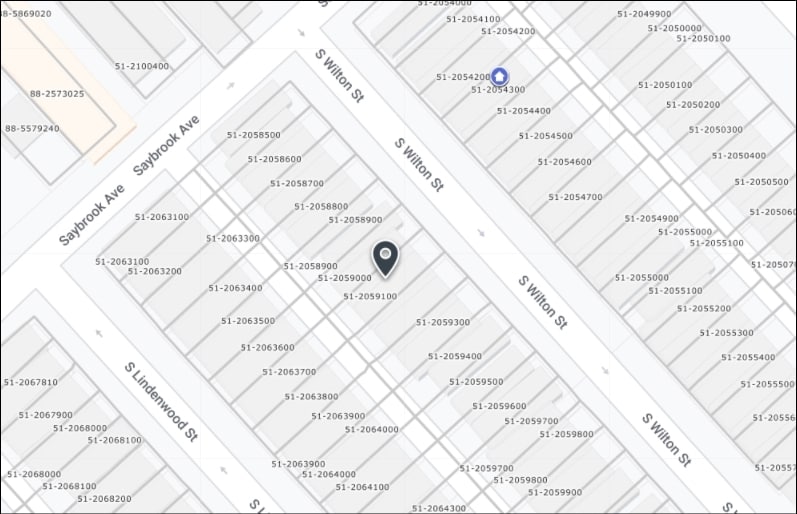 1626 S Wilton St, Philadelphia, PA for sale Plat Map- Image 1 of 3