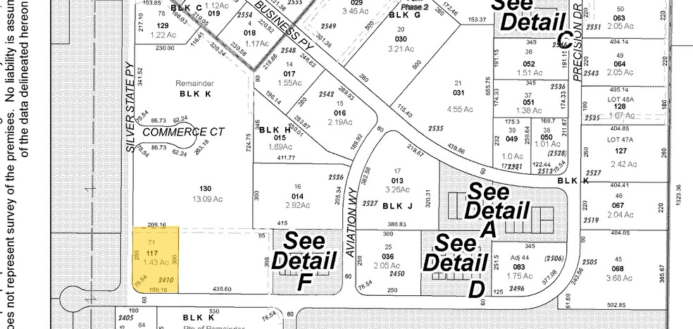 2410 Precision Dr, Minden, NV à vendre - Plan cadastral - Image 1 de 1