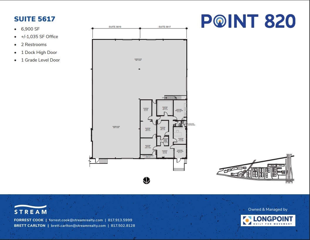 5721 E Rosedale St, Fort Worth, TX for lease Floor Plan- Image 1 of 1