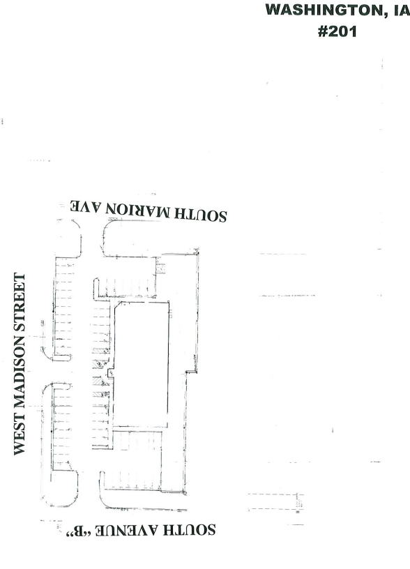 225 W Madison St, Washington, IA à vendre Plan de site- Image 1 de 1