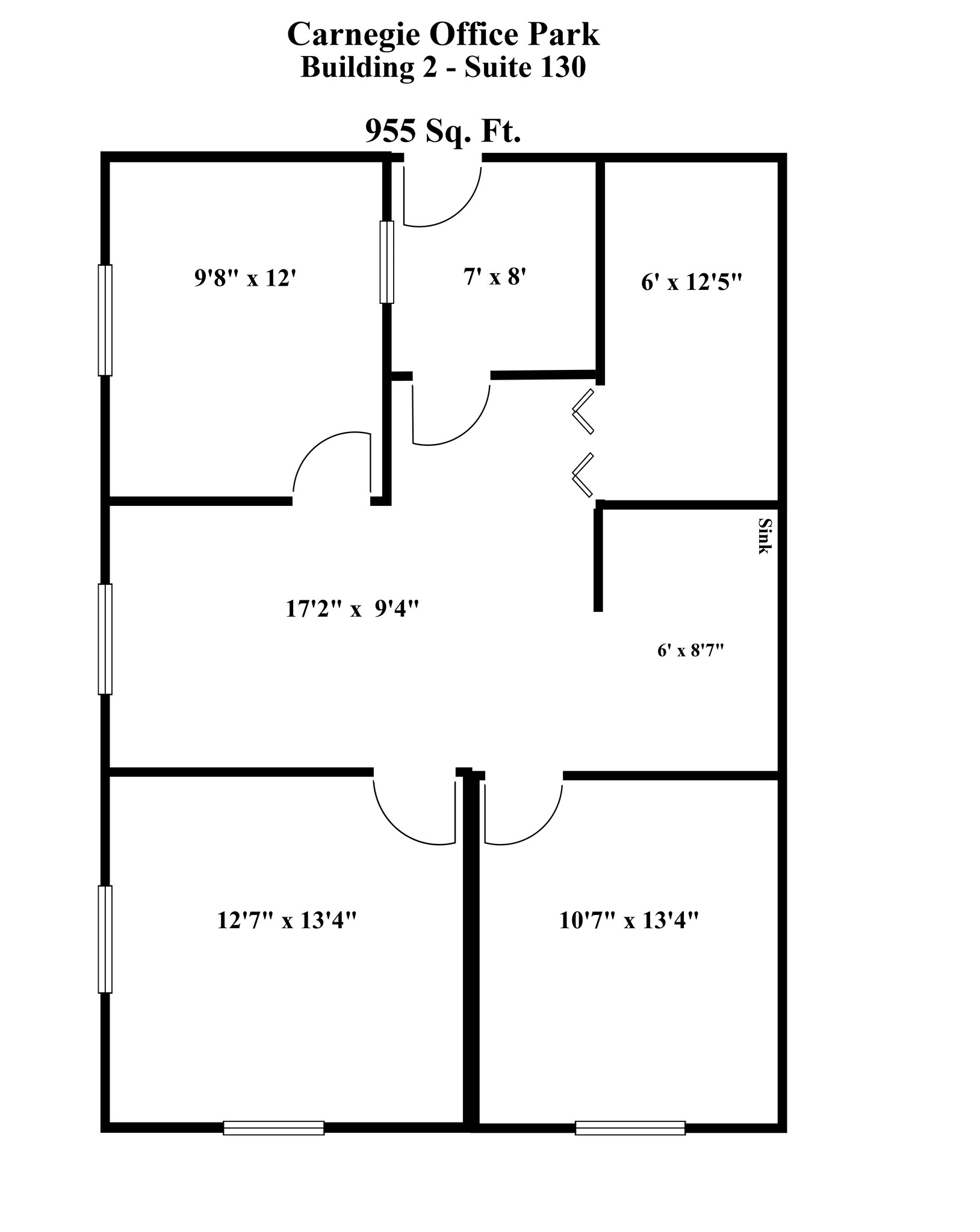 600 N Bell Ave, Carnegie, PA à louer Plan de site- Image 1 de 1