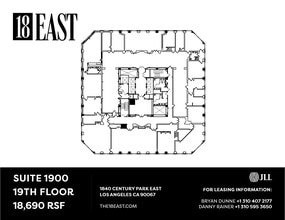 1840 Century Park E, Los Angeles, CA for lease Floor Plan- Image 1 of 1