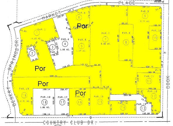 74868-74998 Country Club Dr, Palm Desert, CA à louer - Plan cadastral - Image 2 de 20