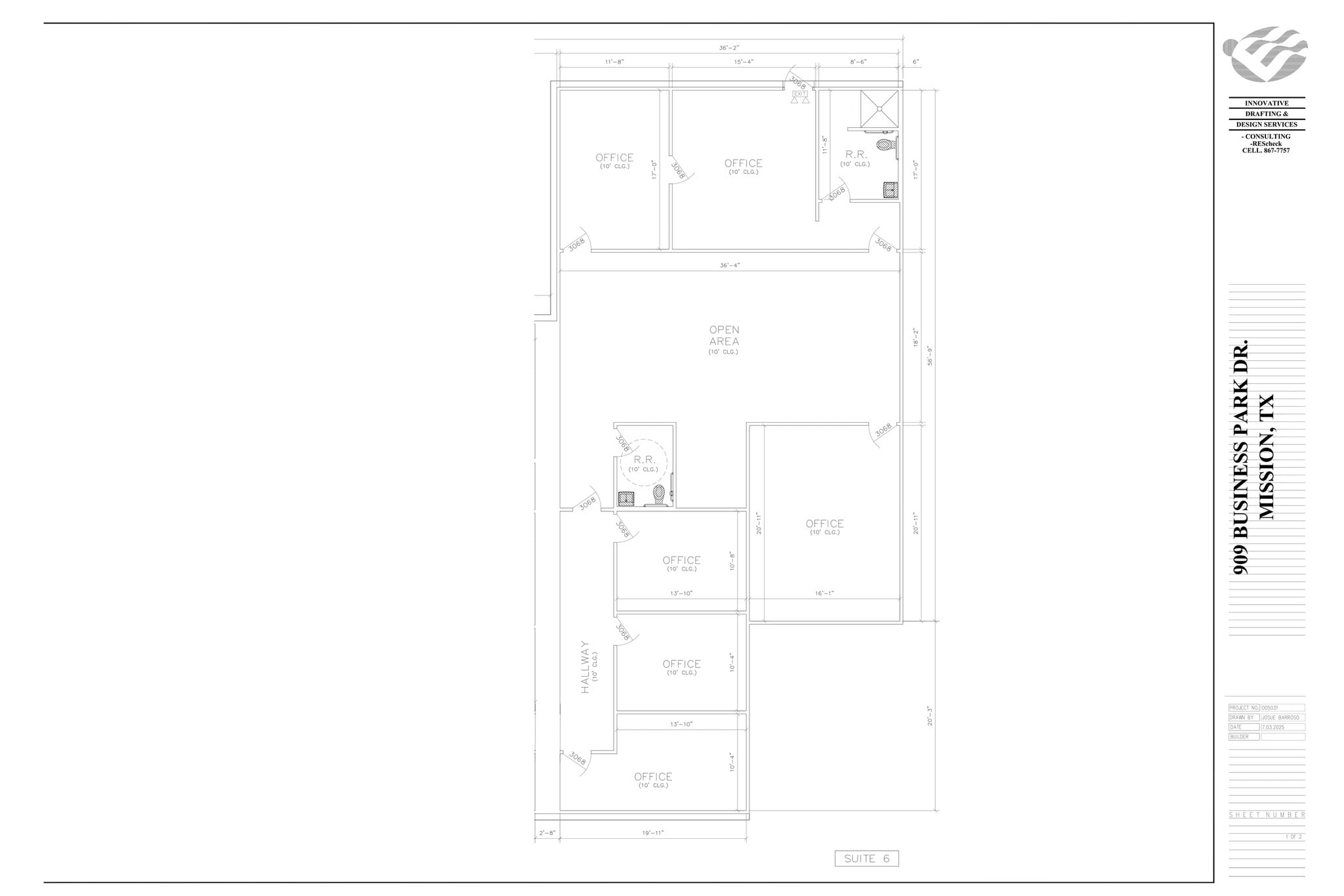 909 Business Park Dr, Mission, TX à louer Photo intérieure- Image 1 de 7