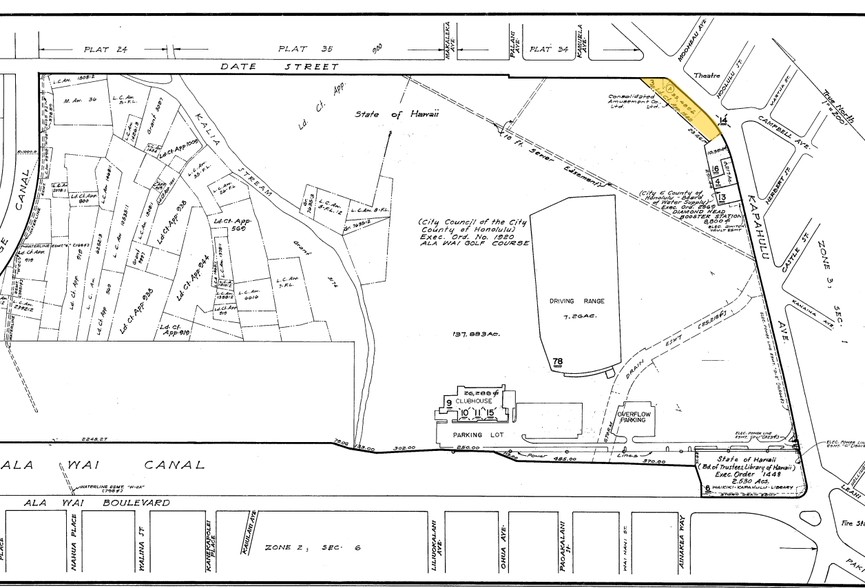 614 Kapahulu Ave, Honolulu, HI for sale - Plat Map - Image 2 of 9