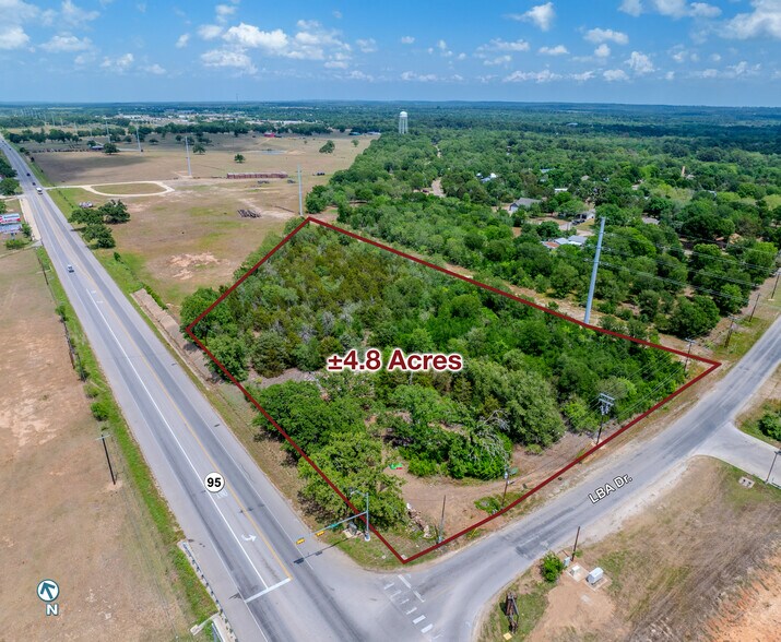 SH 95 & LBA Dr., Bastrop, TX à vendre - Aérien - Image 2 de 4