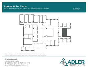 6905 N Wickham Rd, Melbourne, FL for lease Floor Plan- Image 1 of 1