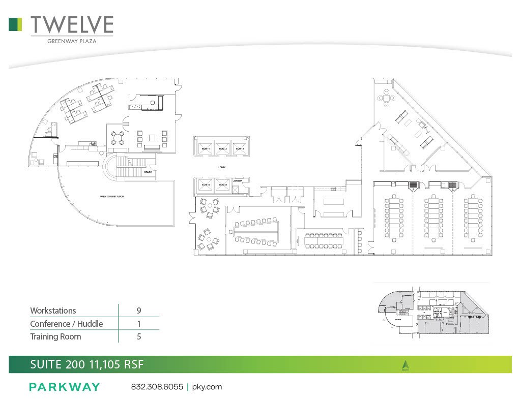 12 Greenway Plz, Houston, TX for lease Floor Plan- Image 1 of 1