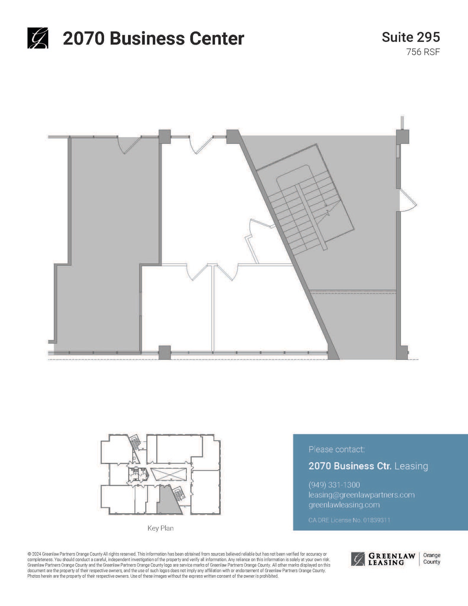 2062 Business Center Dr, Irvine, CA à louer Plan d’étage- Image 1 de 1
