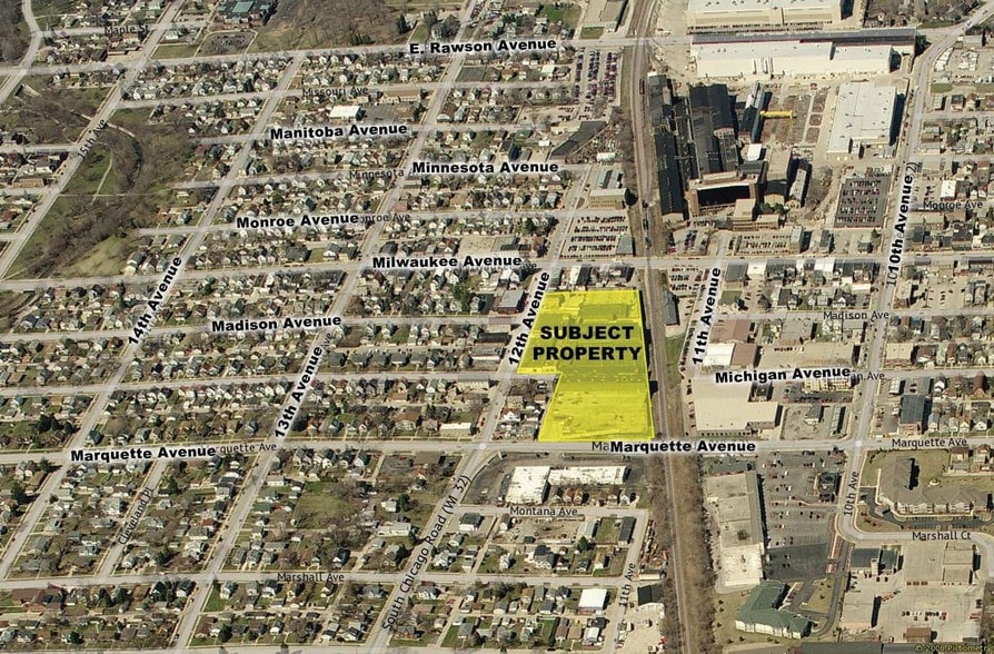 2201-2210 12th Ave, South Milwaukee, WI for lease - Aerial - Image 2 of 5