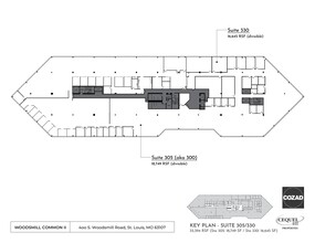 424 S Woods Mill Rd, Chesterfield, MO à louer Plan de site- Image 1 de 1