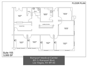851 S Rampart Blvd, Las Vegas, NV for lease Floor Plan- Image 1 of 1