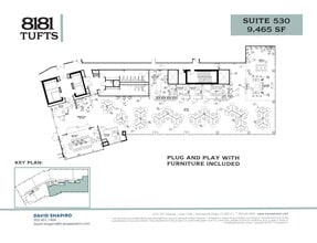 8181 E Tufts Ave, Denver, CO à louer Plan d’étage- Image 1 de 4
