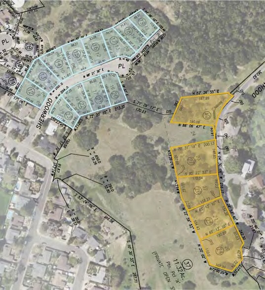 Sherwood Place & Robinhood Drive, Novato, CA for sale - Plat Map - Image 2 of 2