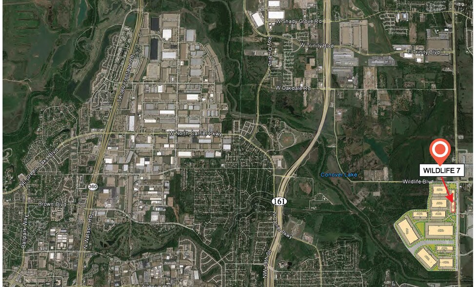 2515 N Belt Line Rd, Grand Prairie, TX à louer - Aérien - Image 3 de 9