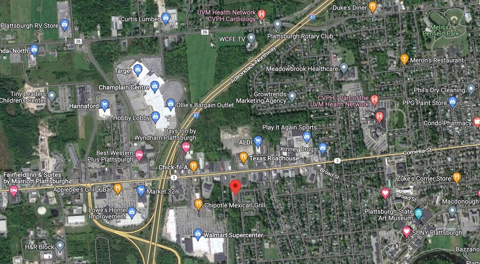 Healey Avenue, Plattsburgh, NY à vendre - Aérien - Image 2 de 2