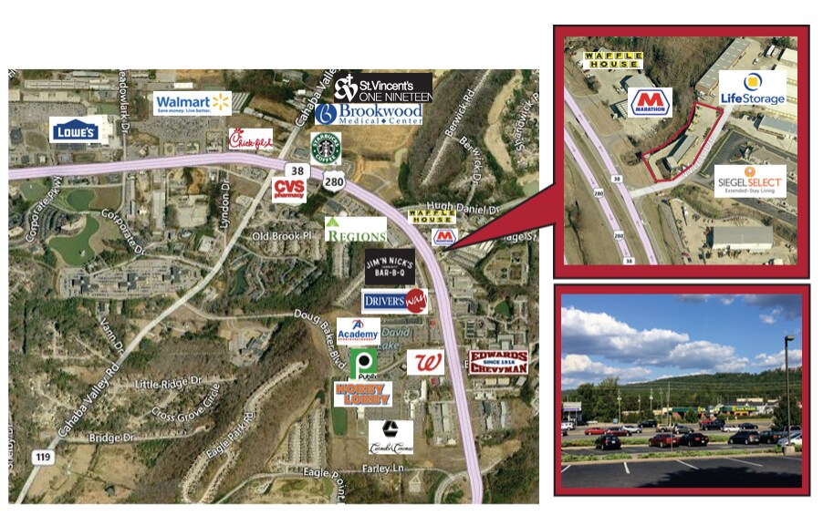 5425 US Hwy 280, Birmingham, AL à vendre - Aérien - Image 2 de 4
