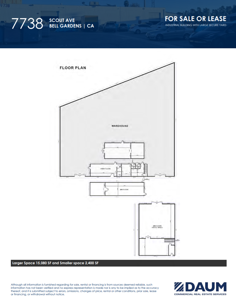 7738 Scout Ave, Bell Gardens, CA à louer Plan d  tage- Image 1 de 1