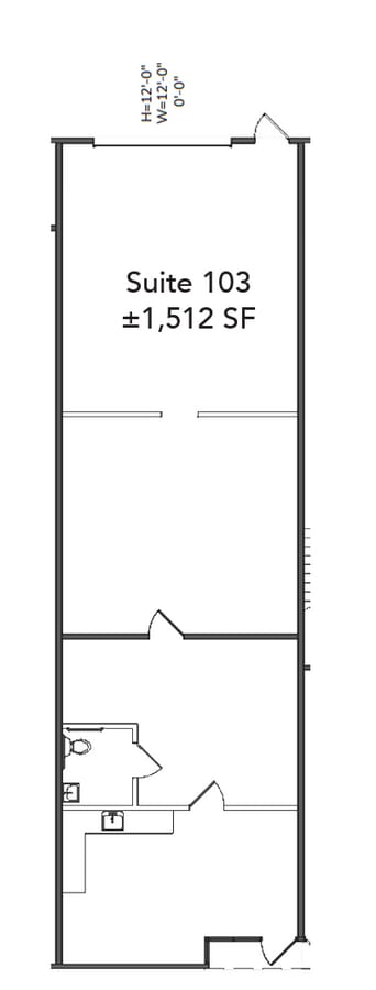 27640 Commerce Center Dr, Temecula, CA 92590 - Unit 103 -  - Floor Plan - Image 1 of 1