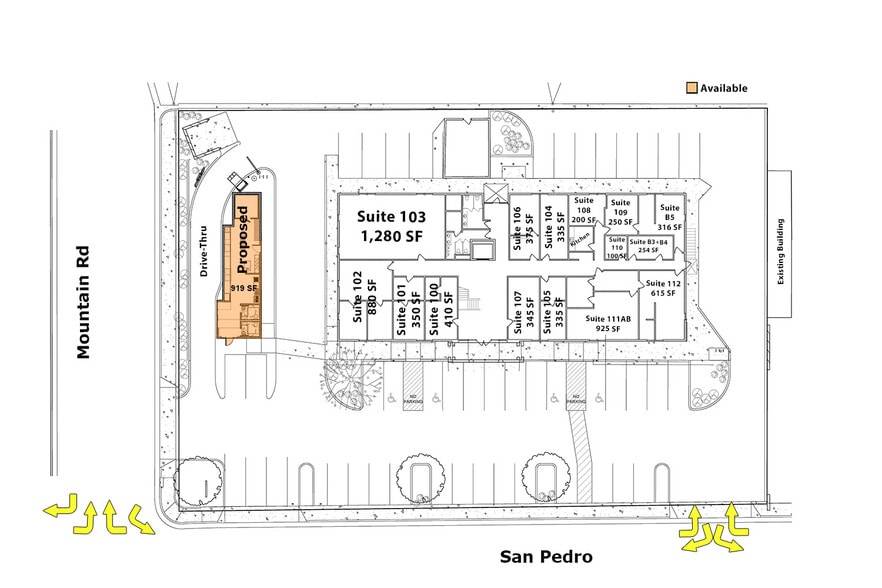 1330 San Pedro Blvd NE, Albuquerque, NM for lease - Site Plan - Image 2 of 8
