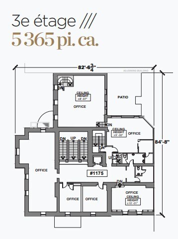 1175-1183 Pl Du Frère-André, Montréal, QC for sale Floor Plan- Image 1 of 1