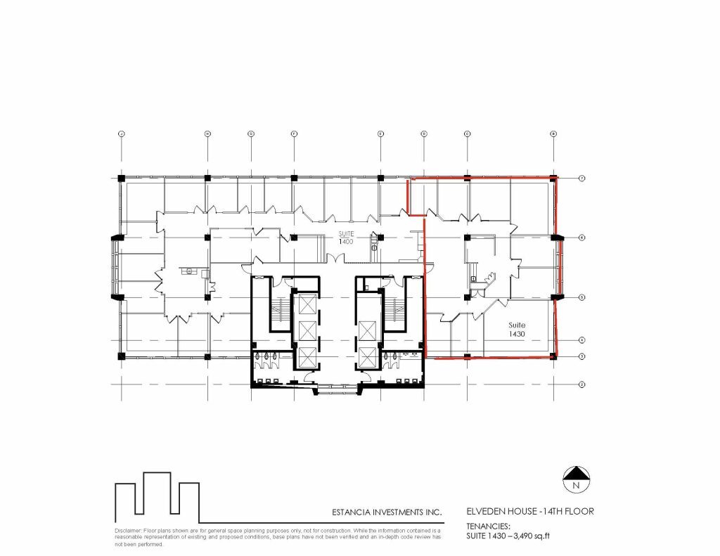 717 7th Ave SW, Calgary, AB à louer Plan d’étage- Image 1 de 1