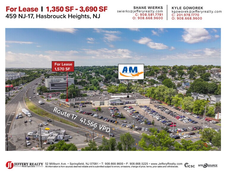 459 US 17, Hasbrouck Heights, NJ à louer - Photo du bâtiment - Image 2 de 5