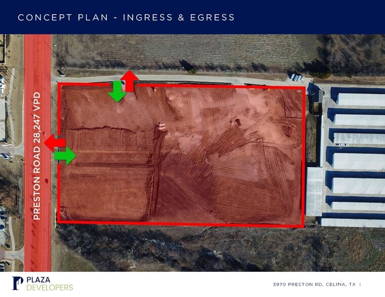 3970 S Preston Rd, Celina, TX for sale - Site Plan - Image 3 of 9