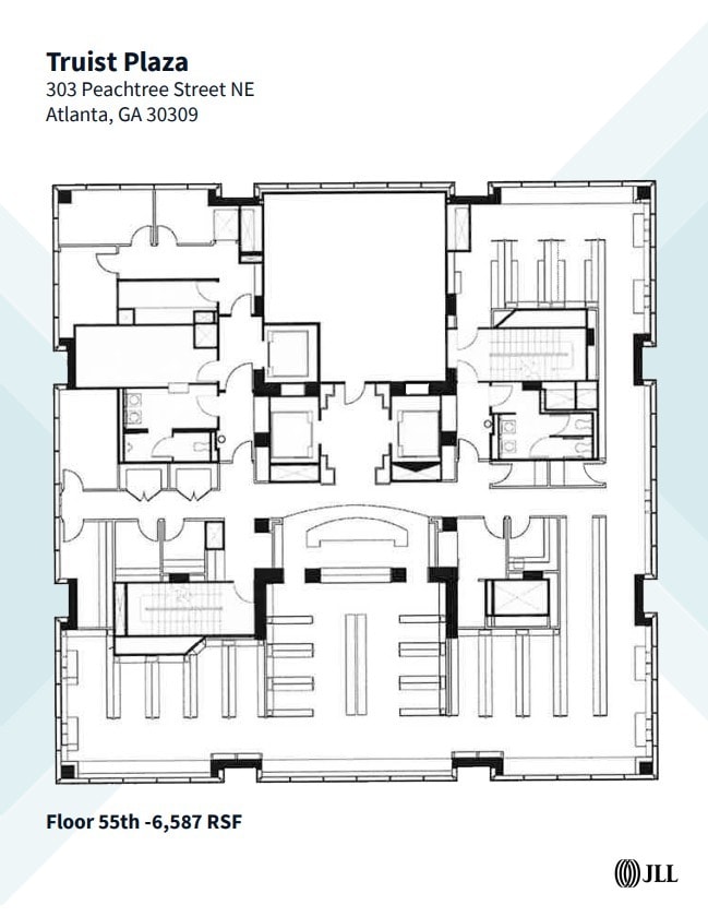 303 Peachtree St Ne, Atlanta, GA for lease Floor Plan- Image 1 of 1