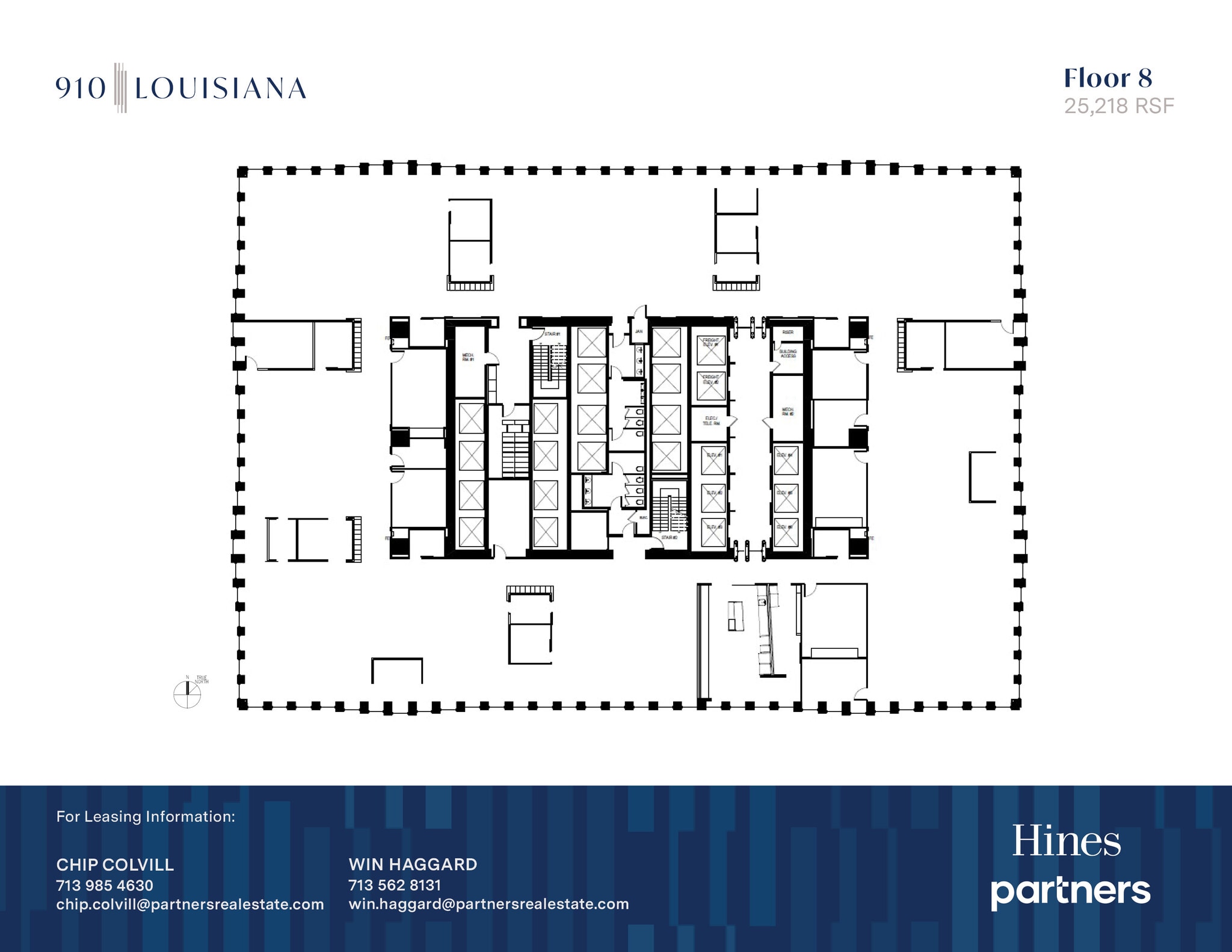 910 Louisiana St, Houston, TX à louer Plan d’étage- Image 1 de 1
