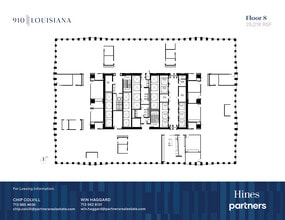 910 Louisiana St, Houston, TX à louer Plan d’étage- Image 1 de 1
