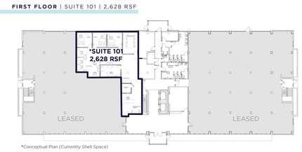 160 Newtown Rd, Virginia Beach, VA à louer Plan d’étage- Image 1 de 1