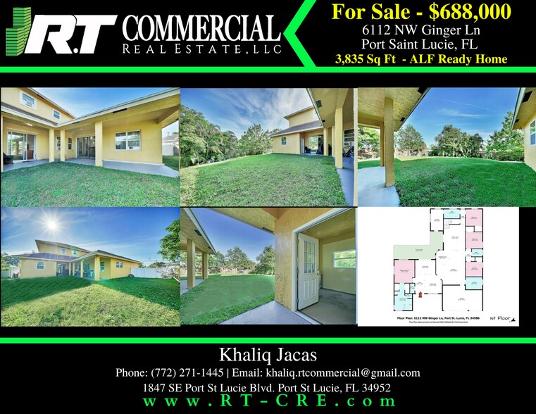 6112 NW Ginger Ln, Port Saint Lucie, FL à vendre - Photo du bâtiment - Image 3 de 9