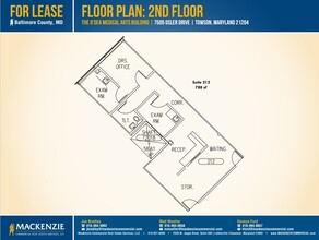 7505 Osler Dr, Towson, MD for lease Floor Plan- Image 1 of 1